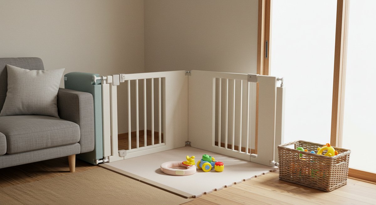 ベビーサークル リビング 狭い