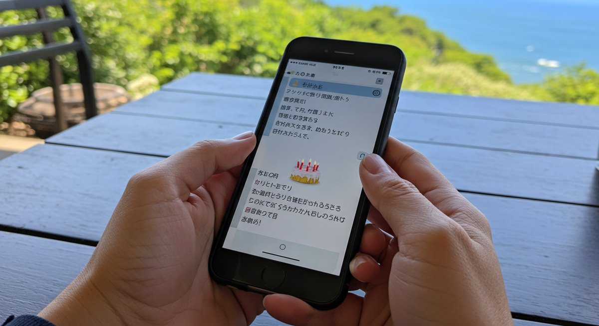 誕生日 メッセージ 返事