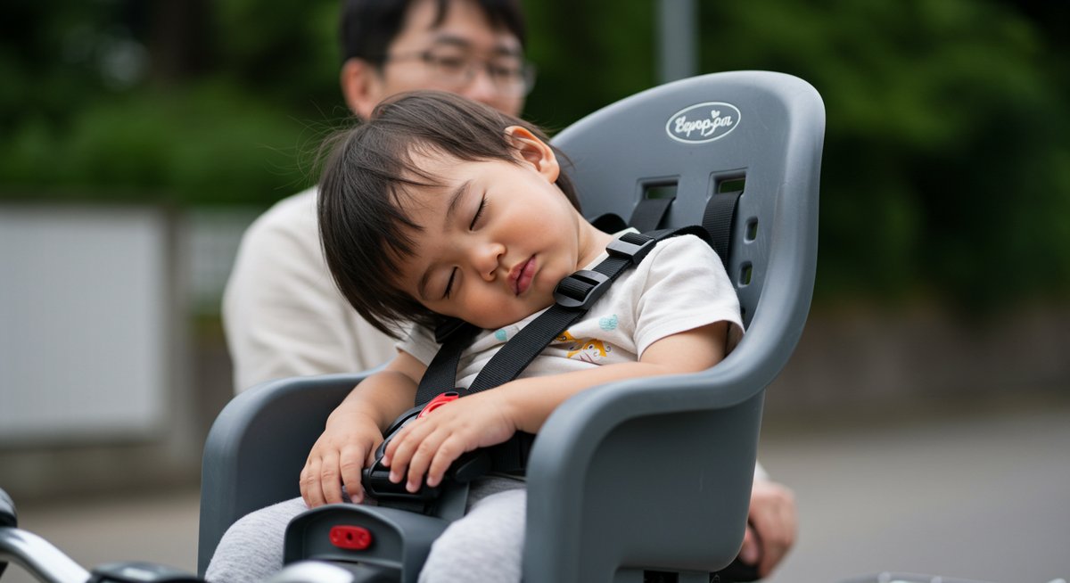 自転車 子供 寝る 前のめり 対策