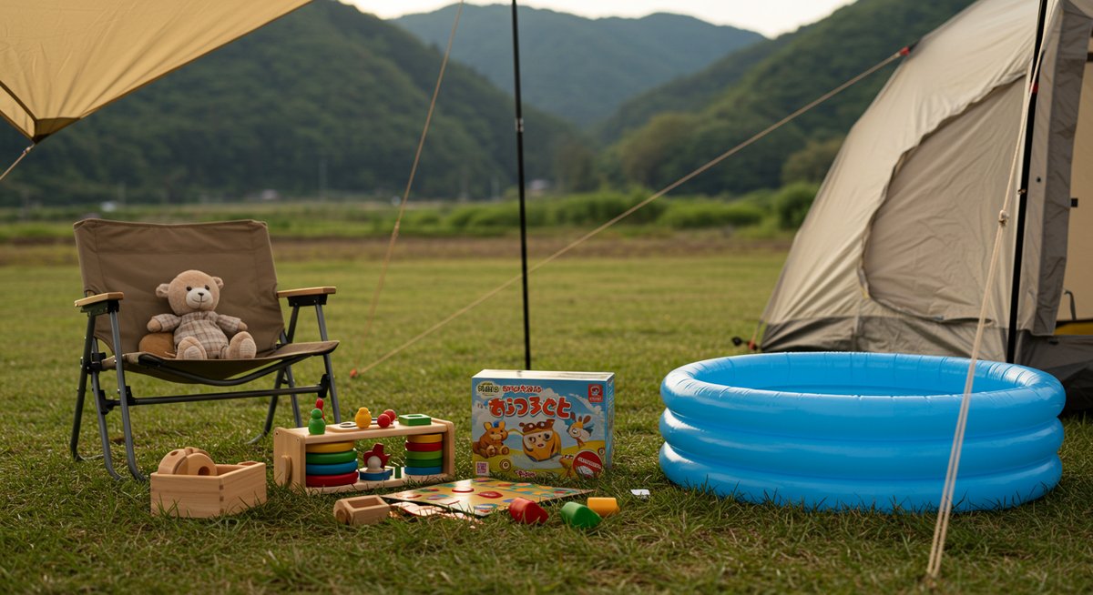 グランピング 持ち物 子連れ