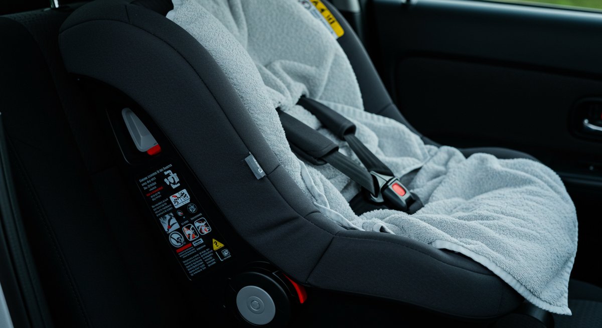 チャイルドシート 新生児 首 タオル