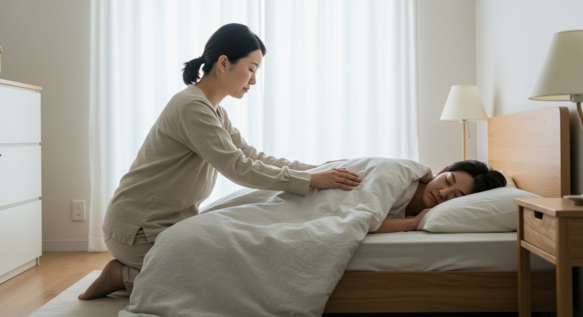 うなされてる人 起こさない