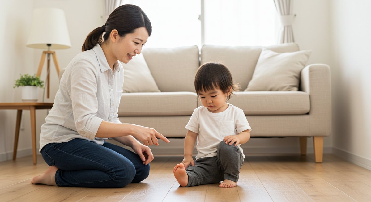 つま先 歩き 1歳 わざと